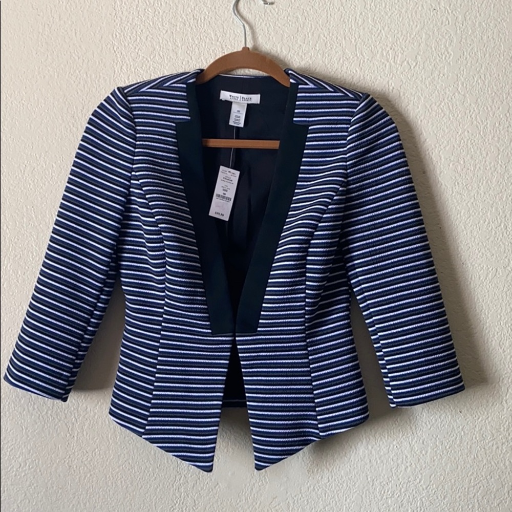 Textured Ponte Jacket (White House Black Market)